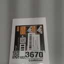 2 Pack BESTTEN 3-Gang Screwless Wall Plate, USWP4 Glossy Off White, Decorator Outlet Cover, H4.69 x W6.54, Decor Light Switch Plate, Decorative Wallplat