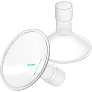 21mm Shields Compatible with Medela Breast Pump- PersonalFit, Freestyle, Harmony, Maxi, Flex Lansinoh Pump-SignaturePro SmartPump Manual Replace Medela Parts Lansinoh Accessories Flanges