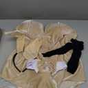 Anime Womens Bunny Girl Costume One Piece Bodysuit Halloween Cosplay Catsuit Bunny Headband Stockings Set, Size: XL