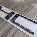 3D Tailgate Insert Letters for Silverado 2019 2020 2021 2022 2023 2024 2025, Flag Design Emblem Badge Nameplate