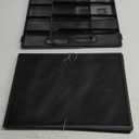 Letter Tray Paper Organizer 5-Tier Desk Organizer File Organizer Paper Holder with Handle, Metal Desktop Document Shelf Tray Office Classroom Organization - Black