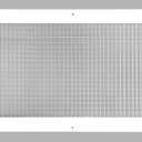 HVAC Premium 8'' x 10'' or 10'' x 8'' Cube Core Eggcrate Return Air Grille - Aluminum Rust Proof - HVAC Vent Duct Cover - White [Outer Dimensions: 9.75 x 11.75]
