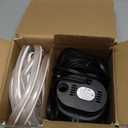 Pool Cover Pump Above Ground - Submersible Sump Pump, Swimming Water Removal Pumps, with Drainage Hose & 25 Feet Extra Long Power Cord, 850 GPH inGround, 3 Adapters Black