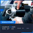 Autoround 10914 New Starter Compatible with Honda Accord 2013-2017 2.4L, Civic 2016-2019 2.0L, CR-V 2015-2016 2.4L, OE Replacement # 312005A2A51 31200-5A2-A52