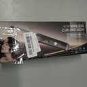 USB Rechargeable Cordless Curling Iron & Straightener 2-in-1, Mini Travel Hair Styler with Dual Temperature Settings, Ceramic Portable Curling Wand for On-The-Go Touch-Ups(Gold)