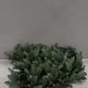 Christmas Garland 9 Ft by 12 Inch Prelit Fraser Fir Xmas Garland with 50 LED Lights 550 Tips, Real Like Lush and Classics Green Style for Indoor Outdoor Home Decoration