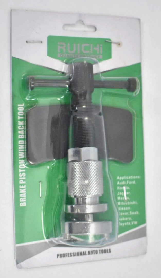 Brake Caliper Piston Rewind Kit Wind Back Tool Set for Replacement of Brake Pads, Brake Discs or Brake Shoes