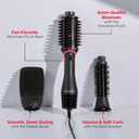 REVLON 3-in-1 Multi-Styler, Blow Dryer Brush, Blowout and Hair Straightener Brush in One to Dry, Curl, Smooth, Shape and Volumize Hair for Gorgeous Salon Blowouts