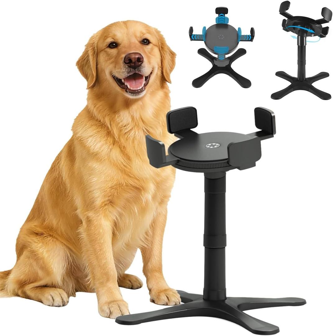 Adjustable Dog Bowl Stand Raised Bowl with 3 Heights Tilted Feeding Stand Elevated Stand for Dog Bowls Adjusts to 5.5",9.45",13.2" Non-Slip for Small, Medium, Large Dogs