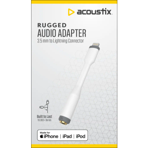 Acoustix Rugged Audio Adapter, 3.5 mm