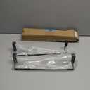 Over Cabinet Towel Rack, 2 Pack 14 Inch Over The Door Towel Bar Towel Hanger for Kitchen, Stainless Steel Over Cabinet Cupboard Kitchen Towel Holder, Foam Protective Mats(Black)