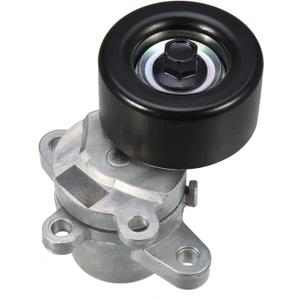 X AUTOHAUX Drive Belt Tensioner Assembly Belt Tensioner for Nissan Maxima 2009-2014 Murano 2009-2014 Altima 2007-2013 11955-JA10A Metal Black Silver Tone