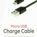 GE Mini-B USB Charge Cable 6 ft for ALL BRANDS. Connect, sync, and charge.