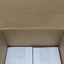 Baquler 4 Pcs Lip Stained Glass Lamp Shade, Tulip Shades to Cover Ceiling Lights, Ceiling Fan Light Cover, Blue and White Colored Light Fixture Replacement