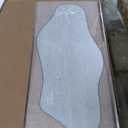 Large Irregular Mirror, Asymmetrical Full Length Mirrors, 59"x25.5" Frameless Abstract Mirror Decorative, Wavy Shaped Mirrors for Living Room Bathroom Bedroom Hallway Entryway Fireplace (Black)