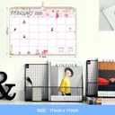 2 x Comix 2026 Wall Calendar 14x11 Inch - 12 Monthly Calendar, January 2026 to December 2026, Calendar with Spiral Binding Week Numbers, Gift for Holiday, Ideal for School, Home and Office,Christmas Style (Fresh Watercolor)