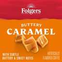 Folgers Buttery Caramel Artificially Flavored Coffee, Keurig K-Cup Pods, 10 Count Box (EXP 11/18/26)