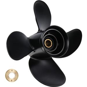 Propeller 48-8M8026635 RH 10.1x14 4 Blade Compatible with Mercury/Mariner 25 30 40 55 60 70HP Boat Motors