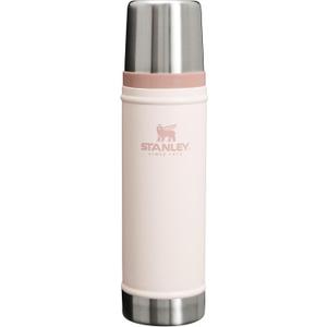Stanley Classic Legendary Vacuum Bottle 20 oz | Wide Mouth with Leakproof Cup Lid | Keep Drinks Hot or Cold | Packable for Travel | Insulated Stainless Steel Thermal Bottle | BPA-Free | Rose Quartz