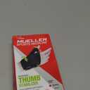 MUELLER Sports Medicine Adjust-to-Fit Thumb Stabilizer, Spica Splint, Thumb Pain Relief Brace for Men and Women, Ideal for De Quervain's Tenosynovitis, Arthritis, Sprains, Fits Right or Left (1 Count (Pack of 1), Black)