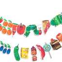 Very Hungry Caterpillar Banner Back to School Decorations Fiesta Birthday Party Decorations Wall Decor for Family Kindergarten Classroom