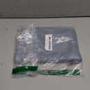 Wandering Nature Makeup Bag Small Cosmetic Bag for Purse 2 Pack Small Make Up Pouch Vegan Leather Cute Travel Pouch with Zipper for Women, Blue