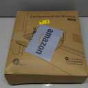 Zakkart Foldable Cat Hammock for Window - Cordless, Embeded Machine Washable Bed, Robust Metal Frame - Cat Window Perch for Large Cats and Kittens (Gray Bolster Bed, Large)