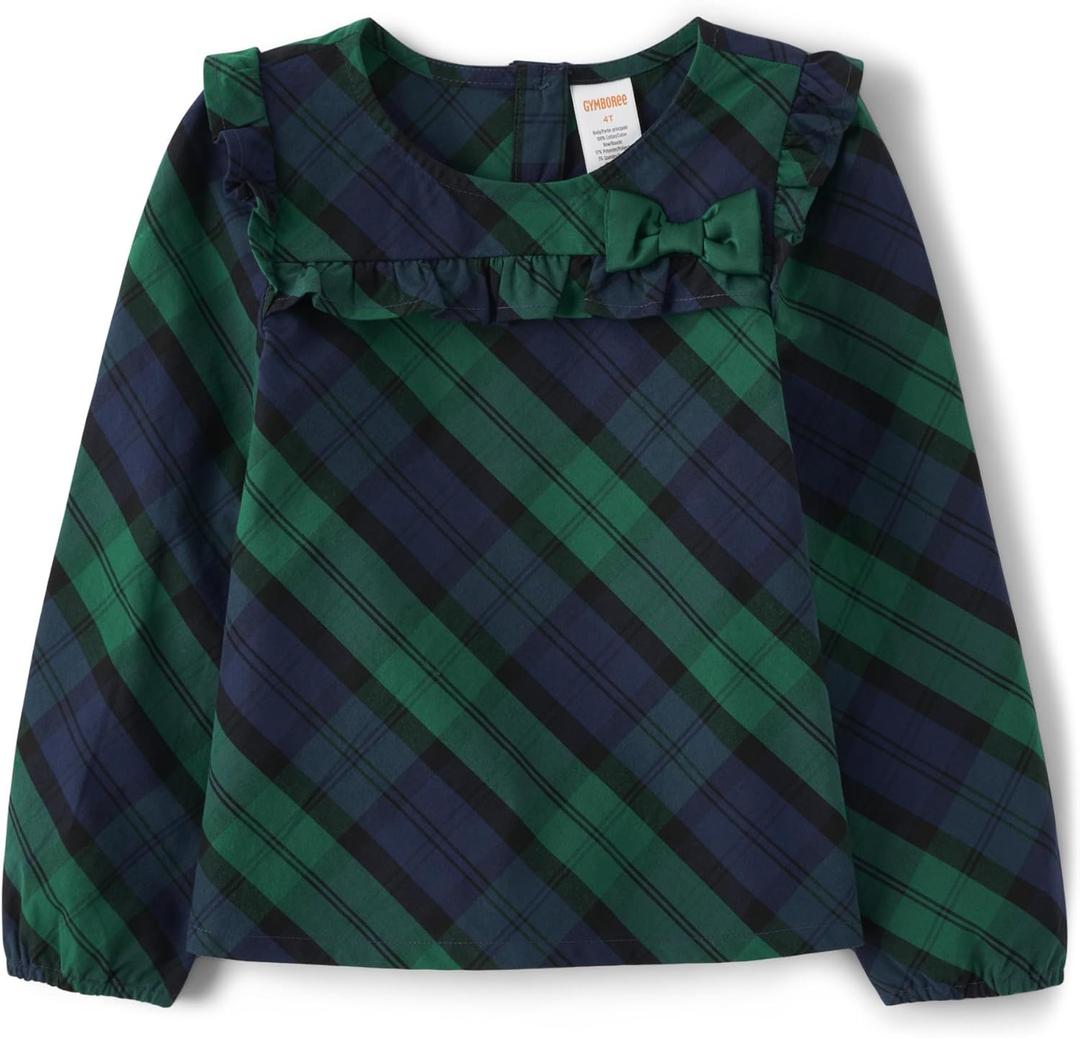 Gymboree Girls and Toddler Long Sleeve Woven Tops (S)