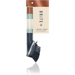 Brite by Scotch-Brite Limited Edition Mess-Free Dishwand, Sleek and Stylish Dish Brush with Soap Dispenser Handle