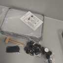 20 Panels Small Animals Playpen, 48" x 24" x 16" Transparent Pet Playpen with Waterproof Mat, Portable Plastic Enclosure Cage for Chicken/Guinea Pigs/Bunny/Ferrets/Hamsters/Hedgehogs Indoors Outdoor