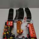 BainGesk Train Set, Christmas Train Set with Steam, Light and Sounds, Electric Train Toy for Boys & Girls, Christmas Train Set for Under The Tree, Gifts for 3 4 5 6 7 8 Year Old Kids