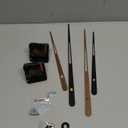 Jadive 2 Pcs High Torque Long Shaft Clock Movement Mechanism with Wooden Clock Hands for DIY Repair Parts Replacement(Fit for 24'' Clock, 30mm Shaft)