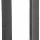 TOGU TG-6018 71 inches Solid Standoffs Heavy-Duty Commercial Grade-304 Stainless Steel Push Pull Door Handle/Barn Door Pull Handle/Glass Pulls, Matte Black Finish (71 in (Length)/1.58 x 0.39 in (Front x Side))