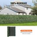 VEVOR Artificial Ivy Privacy Fence Screen, 59 x 98 in Faux Ivy Vine Leaf Hedges Fence, Greenery Privacy Fence with Mesh Cloth Backing, Green Wall Decoration for Outdoor Garden, Yard, Balcony