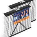 ZOLTRIXA 213 Replacement Filter Compatible with AprilAire Air Purifier Models 1210 1620 2210 2216 3210 4200, Merv 13 Whole House Furnace Filters 20x25x4, 2-Pack