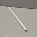 Showingo Towel Bar Replacement Rod 24 Inches Adjustable Spring End Wall Mount Replacement Towel Bar for Ceramic Holder Bathroom Kitchen Towels Bars Storage (White Towel Holder) (1PC)