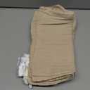 Yoofoss Muslin Baby Washcloths 100% Cotton Face Towels 10 Pack Wash Cloths for Baby 12x12in Soft and Absorbent Baby Wipes (Apricot)