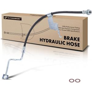 A-Premium Front Passenger Brake Hydraulic Hose Compatible with Select Ford Models - For F-250 Super Duty, For F-350 Super Duty 2013-2016, RWD Only - Replace# DC3Z2078M