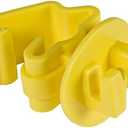 Zareba ITY-Z Standard Snug-fitting T-Post Insulator, 25 per Bag, Yelllow