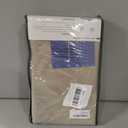 Faux Linen Total Blackout Curtains for Bedroom 84 Inches Long, Plaza Taupe, Size: 50"W x 84"L (Pack of 2)