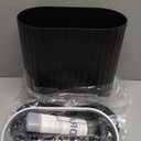 ELPHECO Bathroom Trash Can with Lid Butterfly, Motion Sensor Trash Can Bathroom Decor Automatic Garbage Can Wastebasket Bathroom Accessories, Kitchen, Living Room, Office, Black Gold