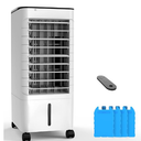 Windowless Portable Air Conditoners, 3-IN-1 Portable AC with Remote, 12H Timer &1.16Gal Tank, 45° Oscillation, 3 Modes 3 Speeds, Fast Cooling Quiet Ventless Swamp Cooler for Room Home Office, Ivory