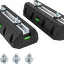 WeCooper Floor Mounting Base Pad for 9000-60000BTU,Heavy-Duty Condenser Rubber Floor Mount Base Kit,Anti-Vibration Isolator Mounting Bracket for Ductless Mini Split Air Conditioner Heat Pump