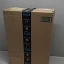 Casaphoria Natural Woven Cotton Rope Storage Basket for Organizing Towels Blanket Laundry Baskets for Bathroom,Tall Laundry Basket for Bedroom,Bicolor Round Woven Hampe with Handles for Living Room (White & Brown)