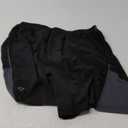 EZRUN Men's 7 Inch Quick Dry Running Shorts Workout Sport Fitness Short with Liner Zip Pocket (Large, Black)
