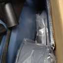 Upgraded Heated Cat House for Outside Escape Door, Highly Insulated Heated Outdoor Cat House Waterproof Awning, Weatherproof Outdoor Feral Cat Shelter for Stray Winter (22.0"L x 12.0"W x 20.0"H, Grayish Blue)