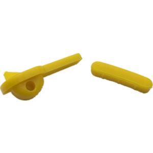 Tire Changer Plastic Insert, Tire Machine Guard, Wheel Rim Edge Protector for Mount Duck Head, Nylon Tyre Demount Fitting Head Part, 6 Front (Upper) + 6 Rear (Lower) Insert Kit/Pack, 1 Pack, 09YCL