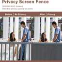 SUNNY GUARD 3'x10' Dark Grey Balcony Privacy Screen Fence, Apartments Railing Screen, Heavy Duty Wind Screen for Outdoor,Deck,Backyard,Patio PrivacyWe Make Custom Sizes