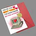 5 x Valentines Day Card for Husband, Funny & Romantic Anniversary Card for Men or Women, I Love You Card gift for Him,Her, Boyfriend or Girlfriend, Double-Sided (03)