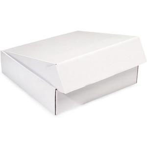 White Gourmet Shipping Boxes - 12 x 12 x 3in. - 6 Pack